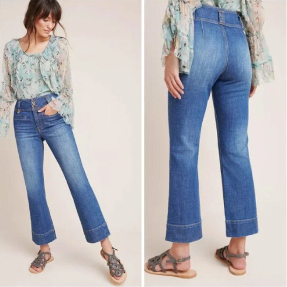 Anthropologie Blue Ankle Jeans